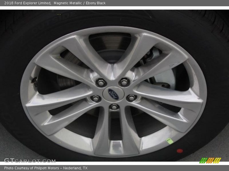 Magnetic Metallic / Ebony Black 2018 Ford Explorer Limited