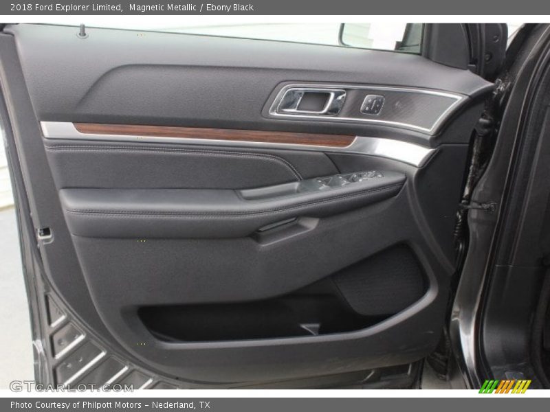 Magnetic Metallic / Ebony Black 2018 Ford Explorer Limited