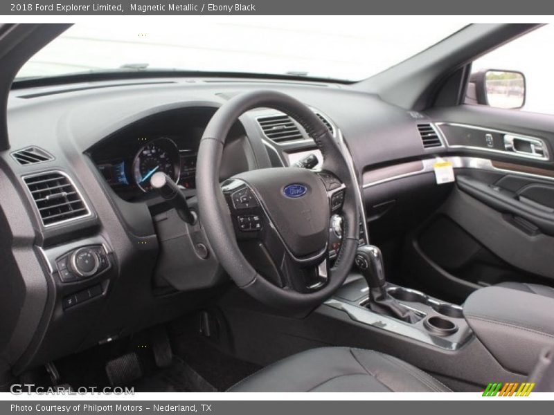 Magnetic Metallic / Ebony Black 2018 Ford Explorer Limited