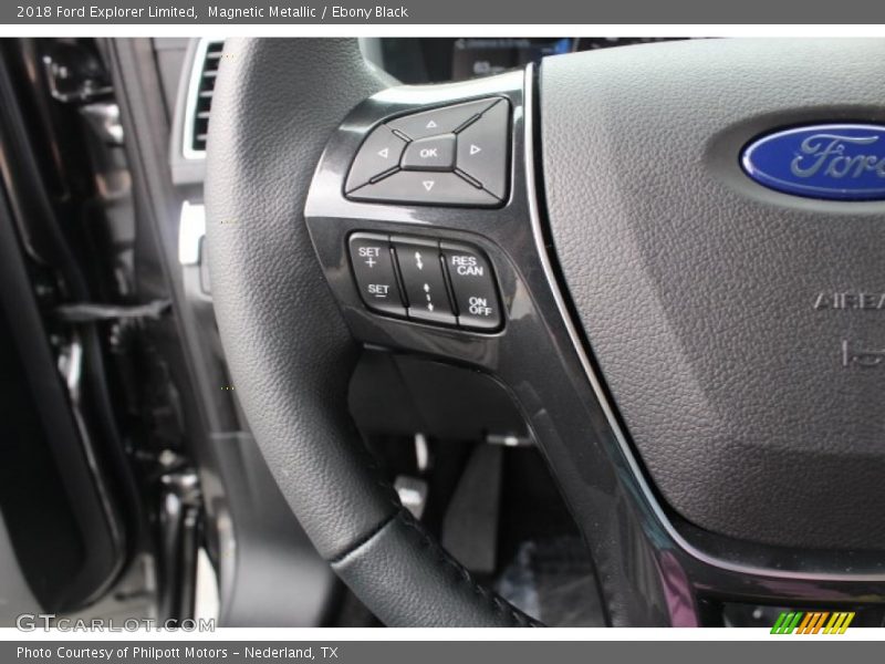 Magnetic Metallic / Ebony Black 2018 Ford Explorer Limited