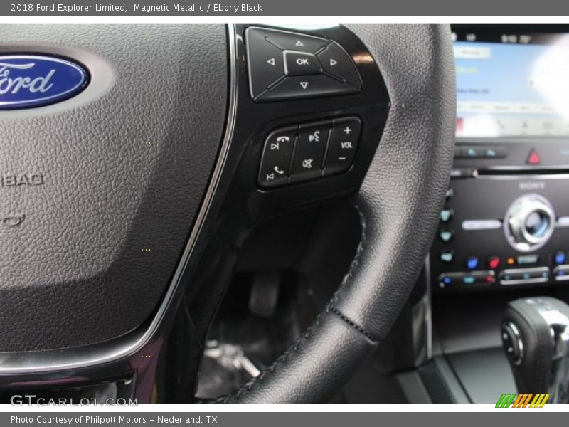Magnetic Metallic / Ebony Black 2018 Ford Explorer Limited