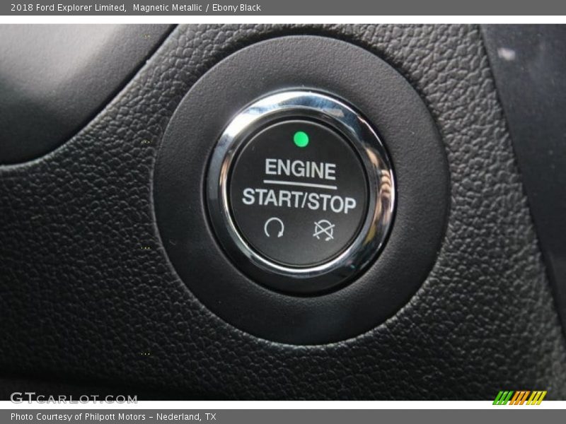 Magnetic Metallic / Ebony Black 2018 Ford Explorer Limited