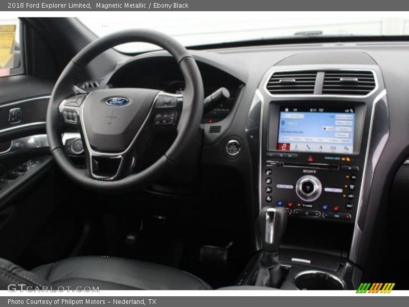 Magnetic Metallic / Ebony Black 2018 Ford Explorer Limited