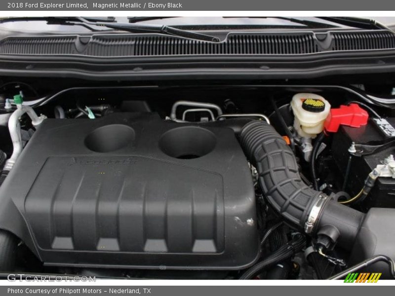 Magnetic Metallic / Ebony Black 2018 Ford Explorer Limited