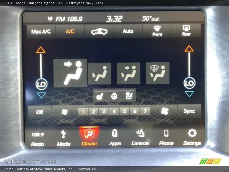 Destroyer Gray / Black 2018 Dodge Charger Daytona 392