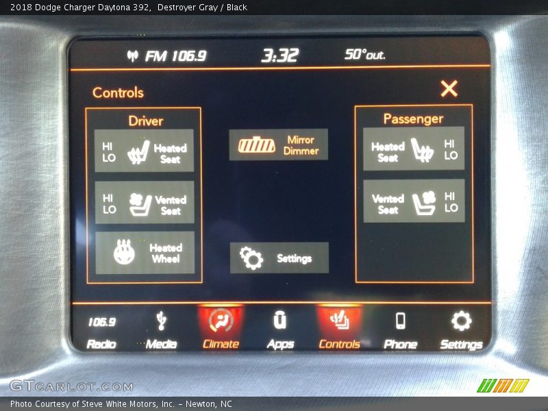 Destroyer Gray / Black 2018 Dodge Charger Daytona 392