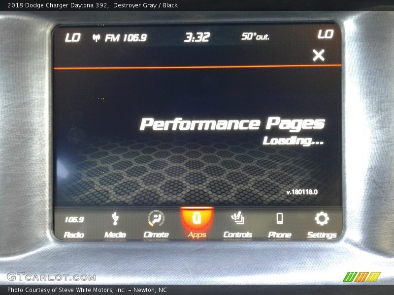 Destroyer Gray / Black 2018 Dodge Charger Daytona 392