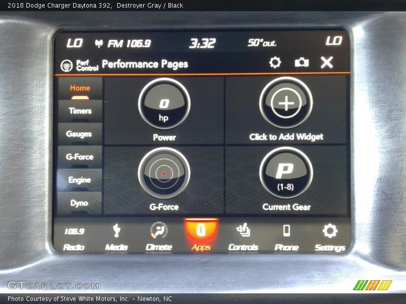 Destroyer Gray / Black 2018 Dodge Charger Daytona 392