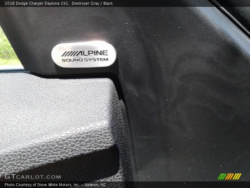 Destroyer Gray / Black 2018 Dodge Charger Daytona 392