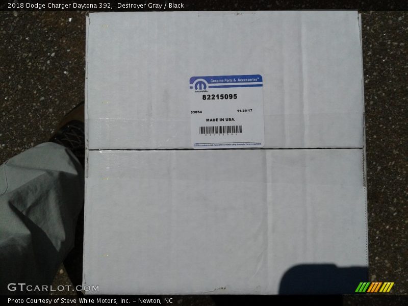 Destroyer Gray / Black 2018 Dodge Charger Daytona 392