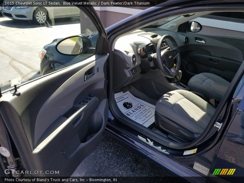 Blue Velvet Metallic / Dark Pewter/Dark Titanium 2015 Chevrolet Sonic LT Sedan