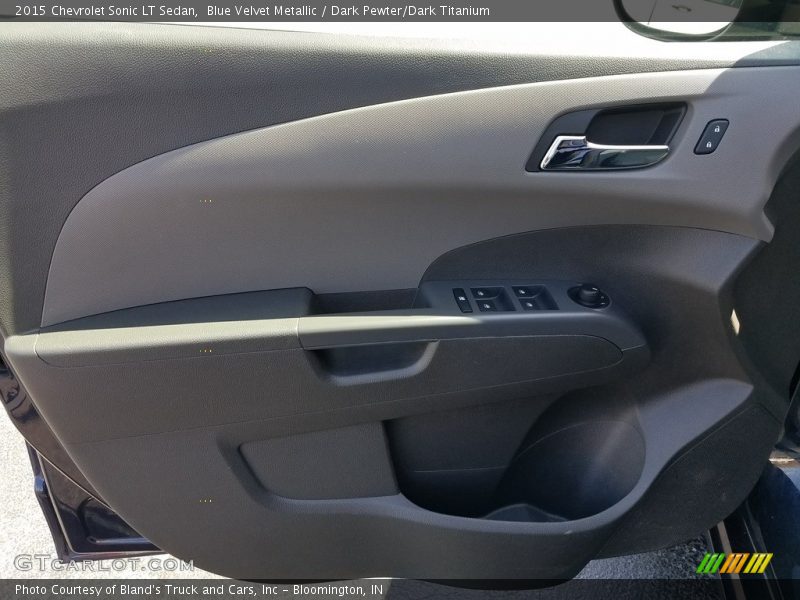 Blue Velvet Metallic / Dark Pewter/Dark Titanium 2015 Chevrolet Sonic LT Sedan