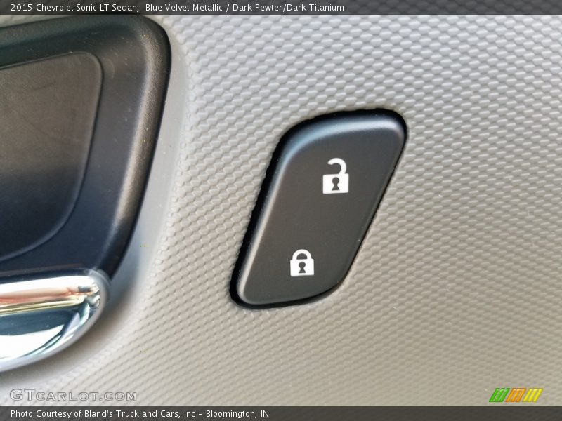 Blue Velvet Metallic / Dark Pewter/Dark Titanium 2015 Chevrolet Sonic LT Sedan