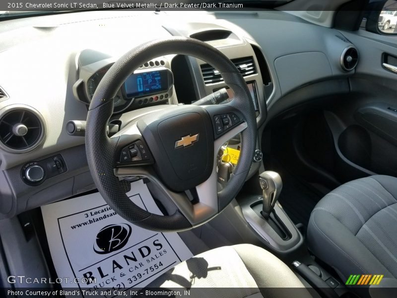 Blue Velvet Metallic / Dark Pewter/Dark Titanium 2015 Chevrolet Sonic LT Sedan