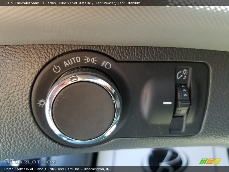 Blue Velvet Metallic / Dark Pewter/Dark Titanium 2015 Chevrolet Sonic LT Sedan