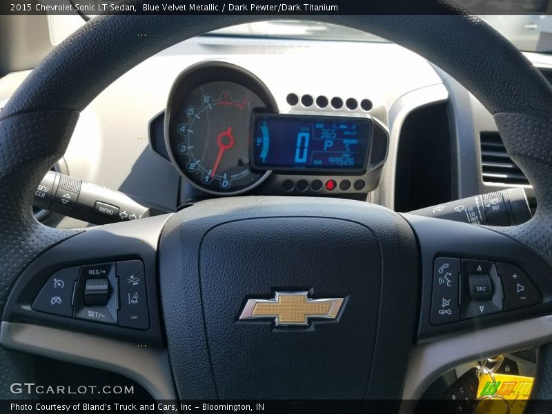 Blue Velvet Metallic / Dark Pewter/Dark Titanium 2015 Chevrolet Sonic LT Sedan