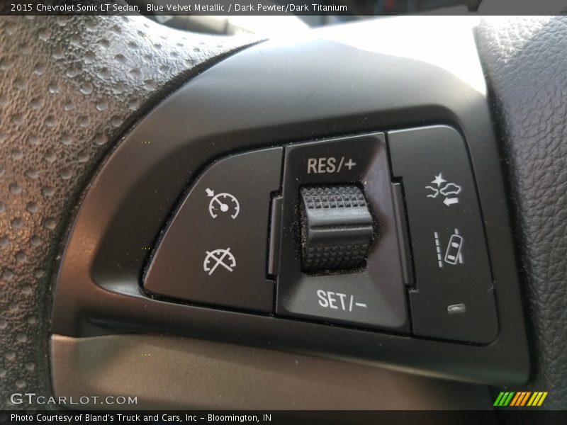Blue Velvet Metallic / Dark Pewter/Dark Titanium 2015 Chevrolet Sonic LT Sedan