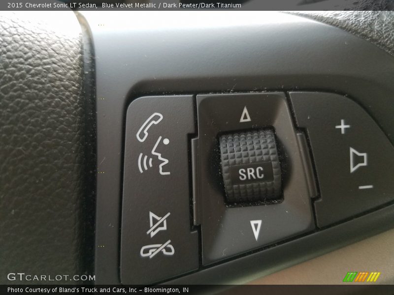 Blue Velvet Metallic / Dark Pewter/Dark Titanium 2015 Chevrolet Sonic LT Sedan