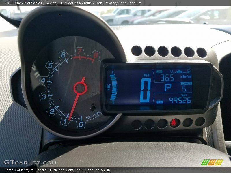 Blue Velvet Metallic / Dark Pewter/Dark Titanium 2015 Chevrolet Sonic LT Sedan