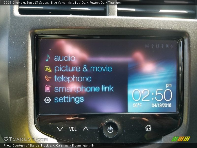 Blue Velvet Metallic / Dark Pewter/Dark Titanium 2015 Chevrolet Sonic LT Sedan
