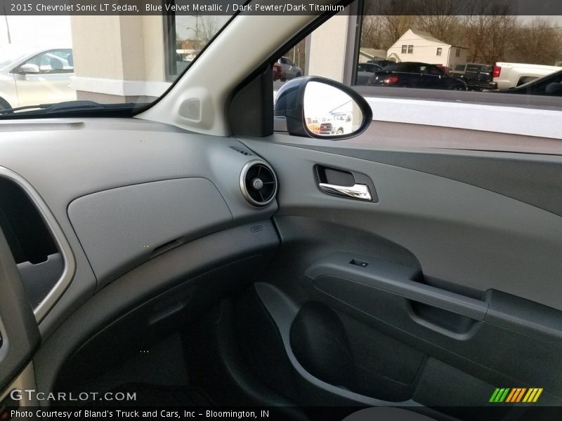 Blue Velvet Metallic / Dark Pewter/Dark Titanium 2015 Chevrolet Sonic LT Sedan