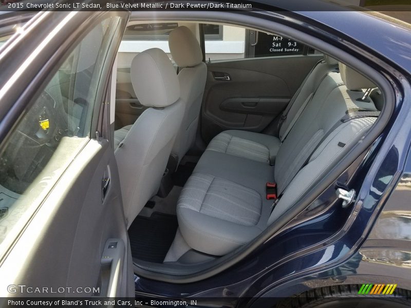 Blue Velvet Metallic / Dark Pewter/Dark Titanium 2015 Chevrolet Sonic LT Sedan