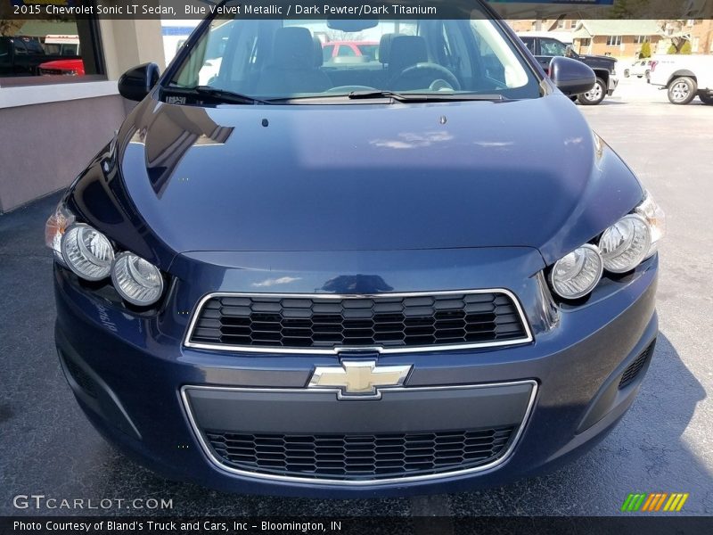 Blue Velvet Metallic / Dark Pewter/Dark Titanium 2015 Chevrolet Sonic LT Sedan