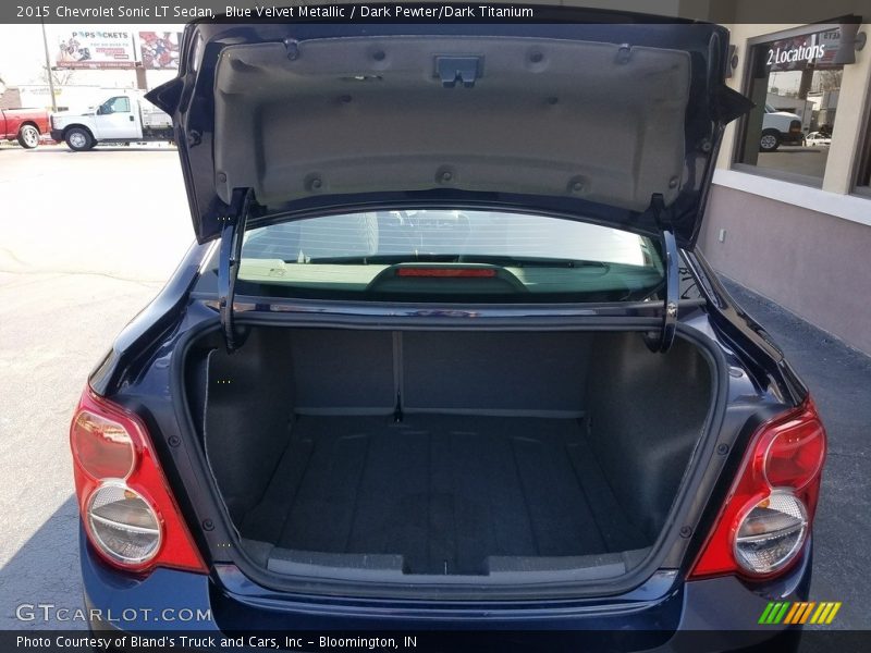 Blue Velvet Metallic / Dark Pewter/Dark Titanium 2015 Chevrolet Sonic LT Sedan