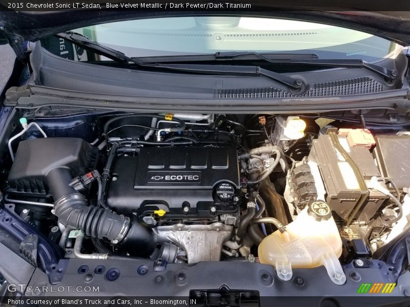 Blue Velvet Metallic / Dark Pewter/Dark Titanium 2015 Chevrolet Sonic LT Sedan