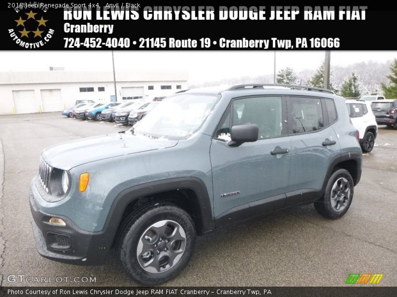 Anvil / Black 2018 Jeep Renegade Sport 4x4