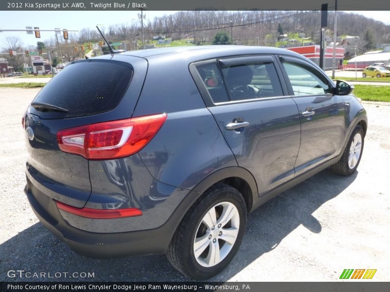 Twilight Blue / Black 2012 Kia Sportage LX AWD