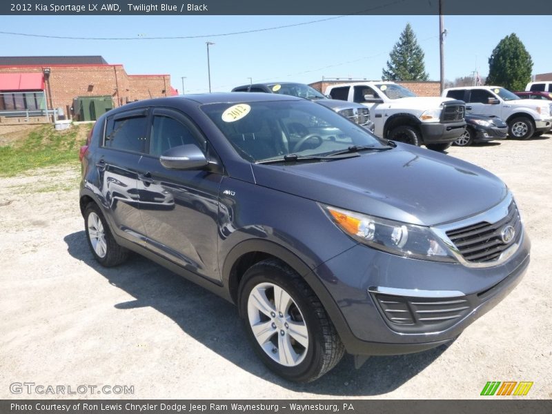 Twilight Blue / Black 2012 Kia Sportage LX AWD