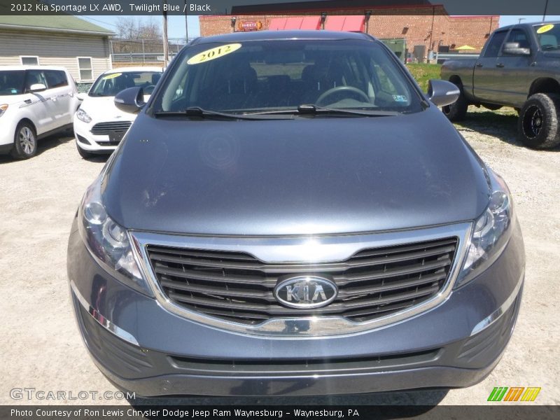 Twilight Blue / Black 2012 Kia Sportage LX AWD