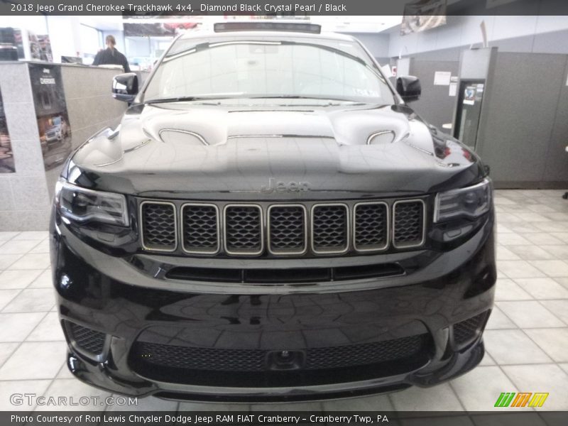 Diamond Black Crystal Pearl / Black 2018 Jeep Grand Cherokee Trackhawk 4x4