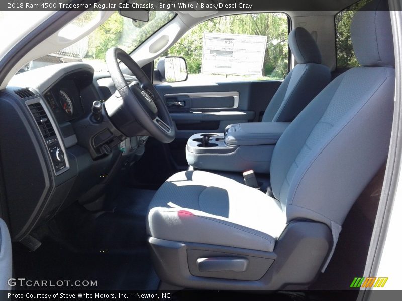 Bright White / Black/Diesel Gray 2018 Ram 4500 Tradesman Regular Cab Chassis