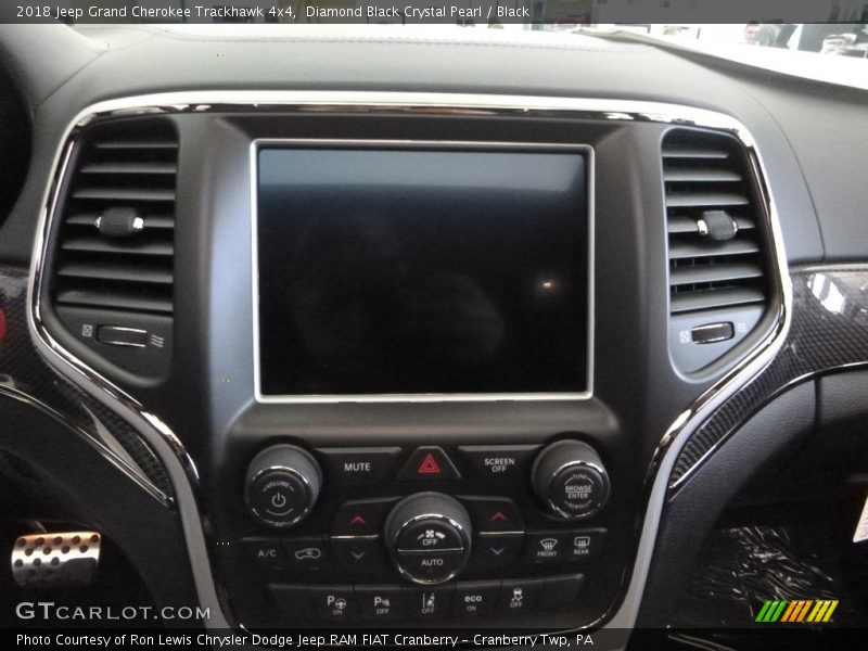 Diamond Black Crystal Pearl / Black 2018 Jeep Grand Cherokee Trackhawk 4x4