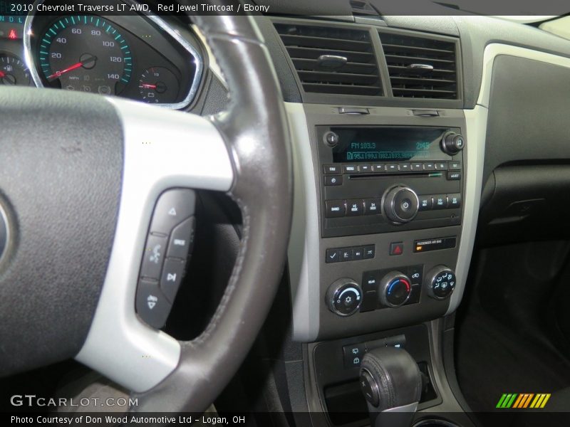 Red Jewel Tintcoat / Ebony 2010 Chevrolet Traverse LT AWD