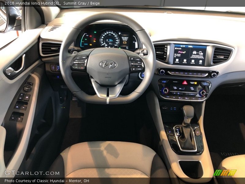 Summit Gray / Beige 2018 Hyundai Ioniq Hybrid SEL