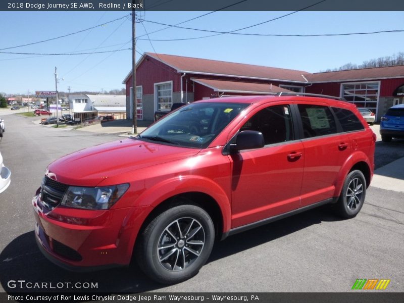 Redline / Black 2018 Dodge Journey SE AWD
