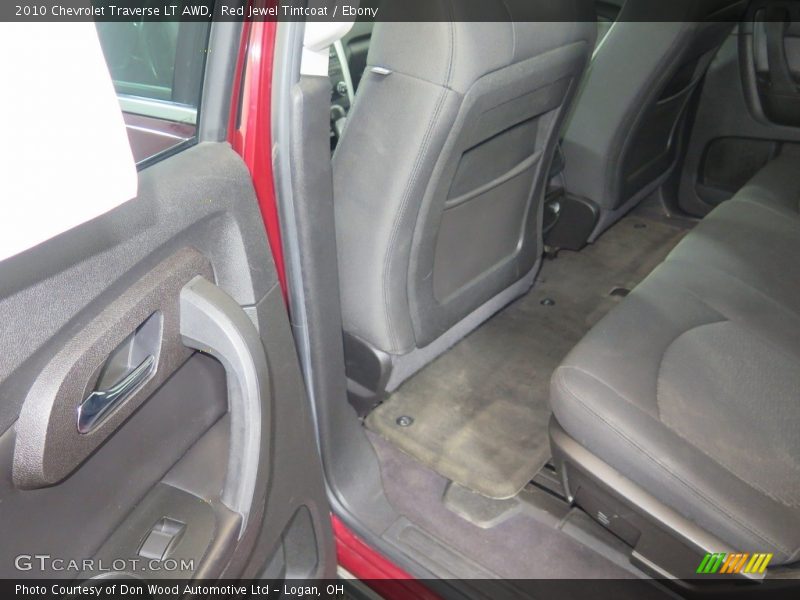 Red Jewel Tintcoat / Ebony 2010 Chevrolet Traverse LT AWD