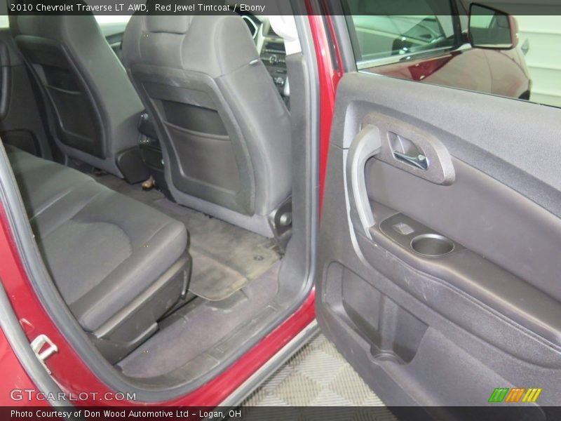 Red Jewel Tintcoat / Ebony 2010 Chevrolet Traverse LT AWD