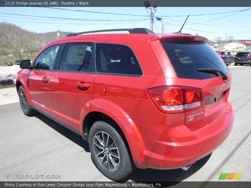 Redline / Black 2018 Dodge Journey SE AWD