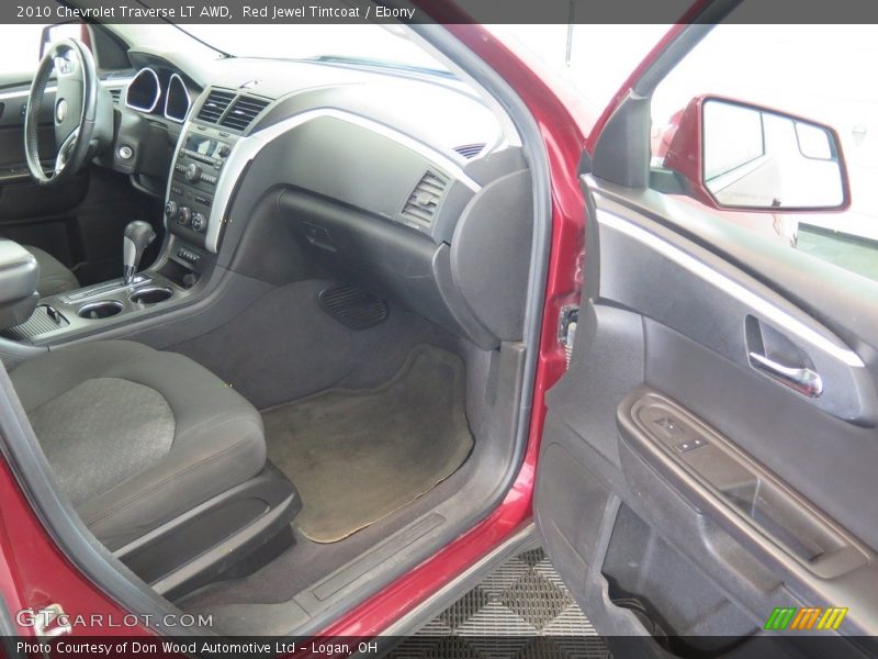 Red Jewel Tintcoat / Ebony 2010 Chevrolet Traverse LT AWD