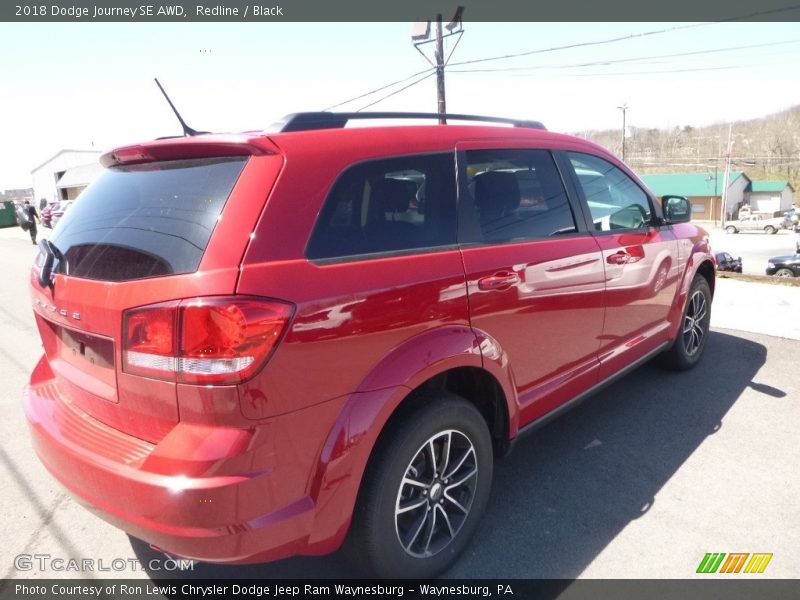 Redline / Black 2018 Dodge Journey SE AWD