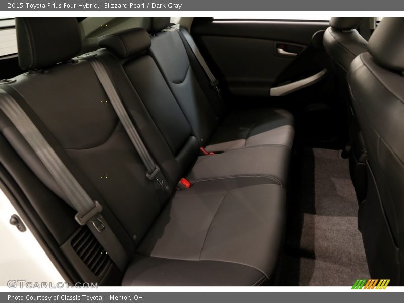 Blizzard Pearl / Dark Gray 2015 Toyota Prius Four Hybrid