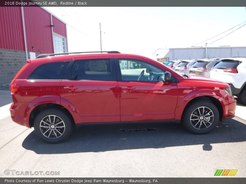 Redline / Black 2018 Dodge Journey SE AWD