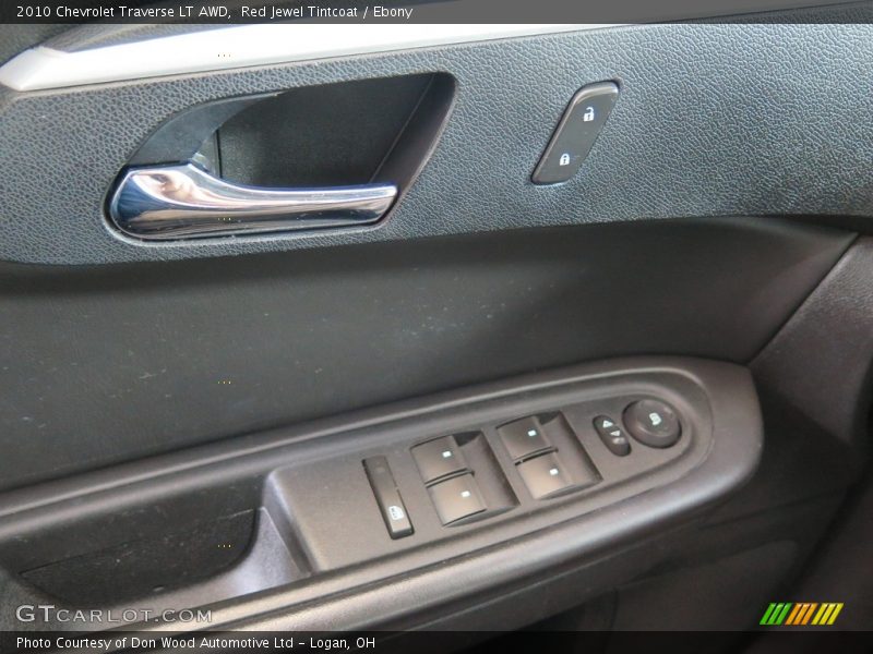 Red Jewel Tintcoat / Ebony 2010 Chevrolet Traverse LT AWD