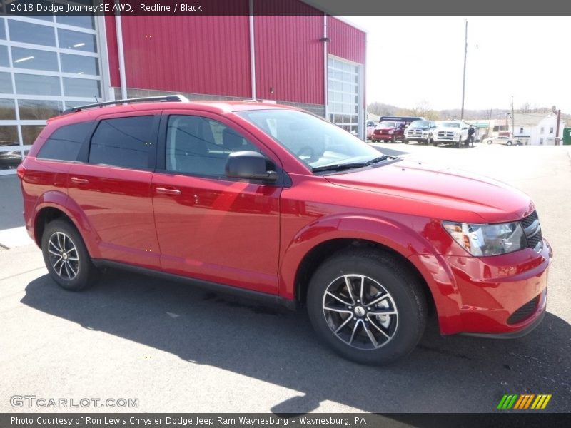 Redline / Black 2018 Dodge Journey SE AWD