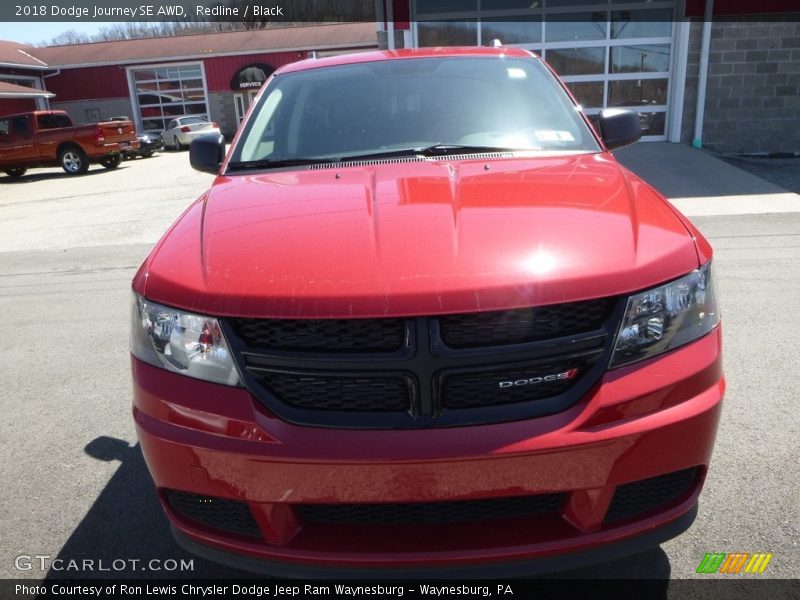 Redline / Black 2018 Dodge Journey SE AWD