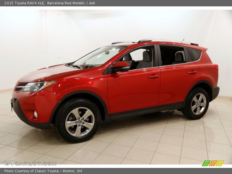 Barcelona Red Metallic / Ash 2015 Toyota RAV4 XLE